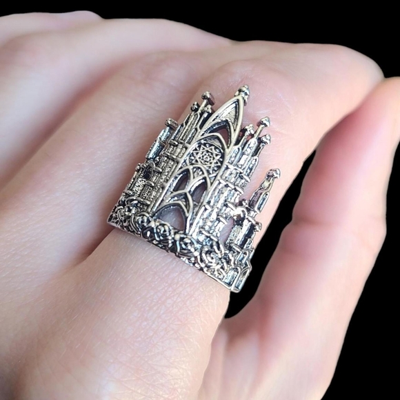 Gothic Cathedral Ring - Silver 003 - Picture 4 of 9